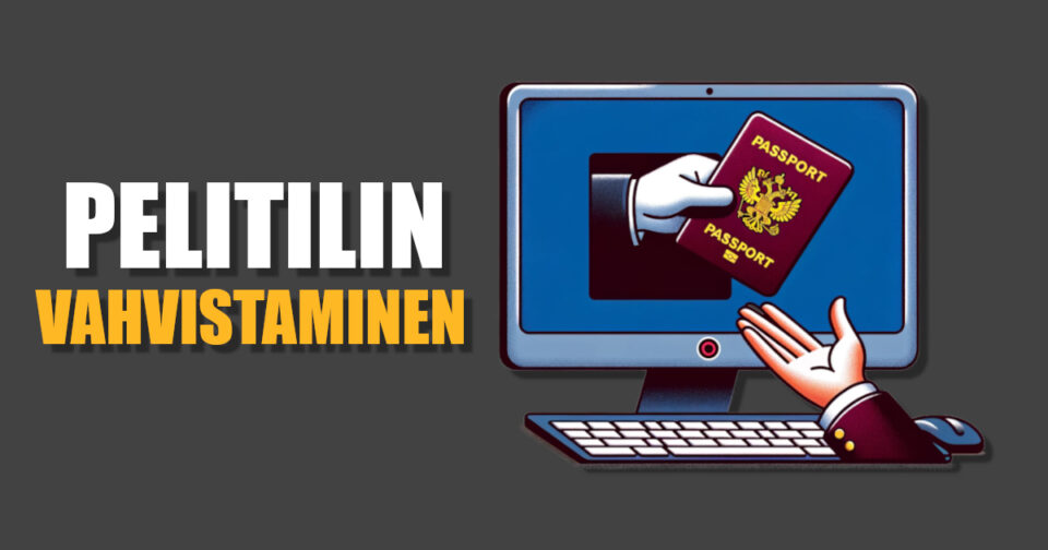 pelitilin vahvistaminen kasinoilla ilman rekisteröitymistä