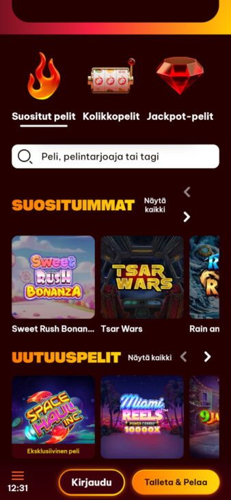 flamez kasinon ilman rekisteröitymistä peliaula