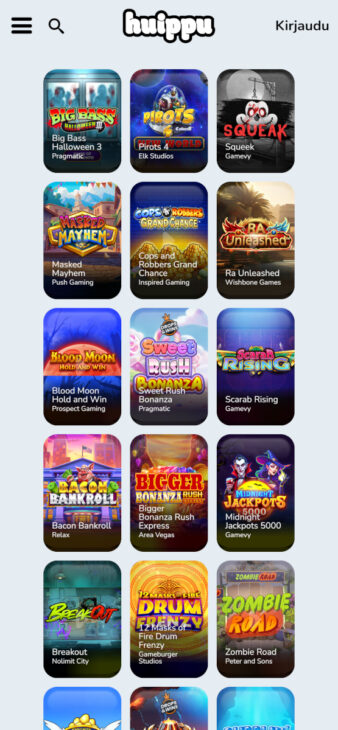 huippu kasinon ilman rekisteröitymistä peliaula