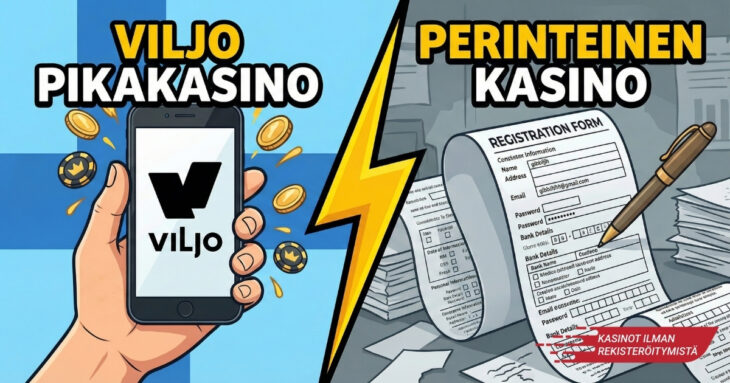 viljo kasino ilman rekisteröitymistä