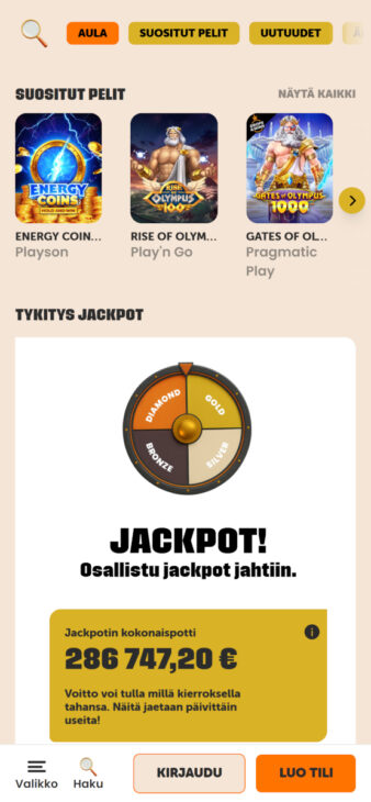 tykitys casino peliaula