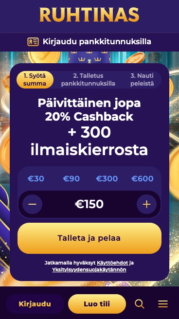 Ruhtinas kasino ilman rekisteröitymistä